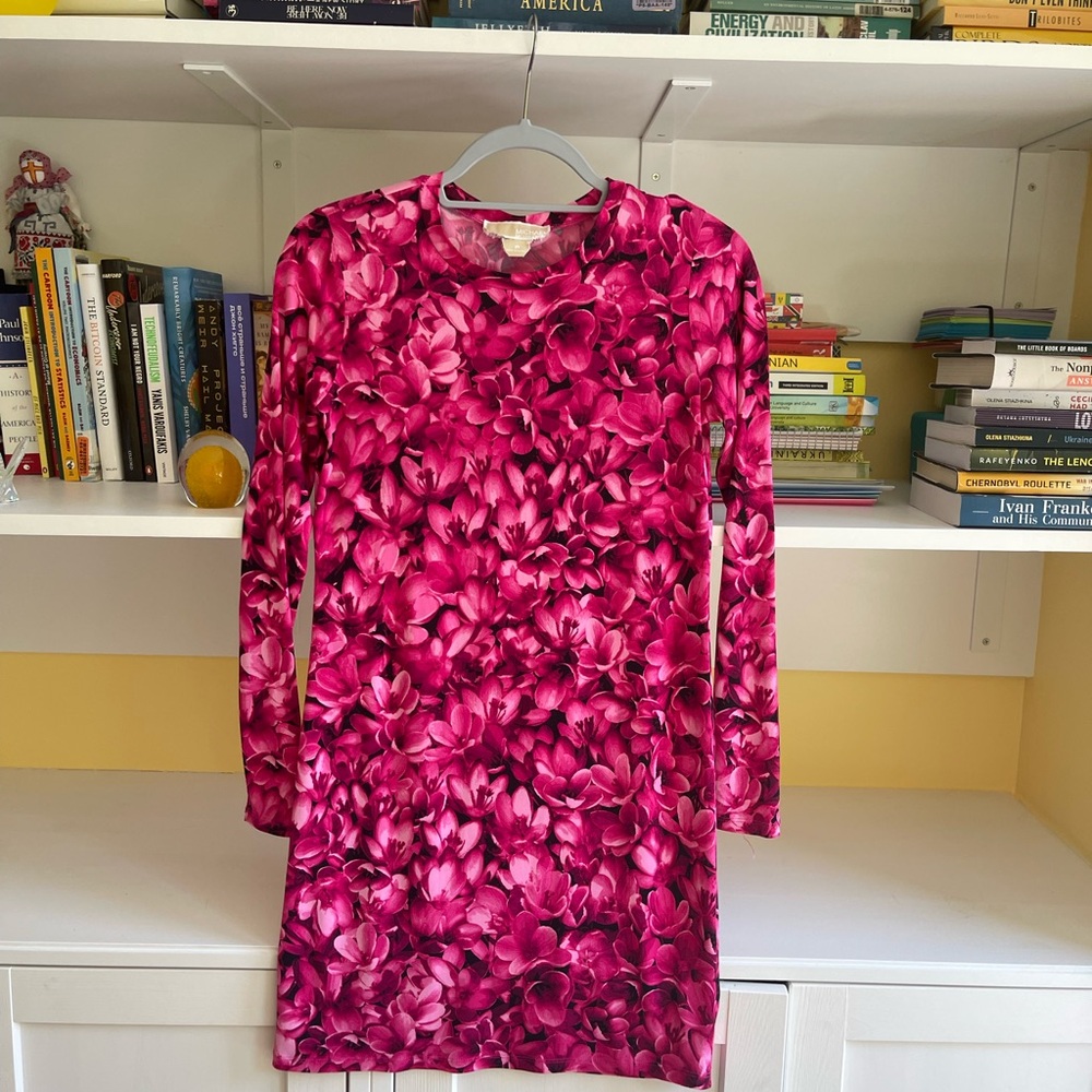 Michael Kors Vibrant Pink Floral Top